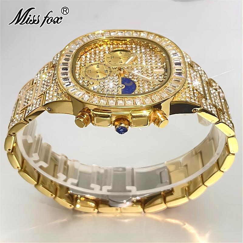 MISSFOX Luxury Gold Watches Me - огляд і ціна Luxury Watch Iceberg