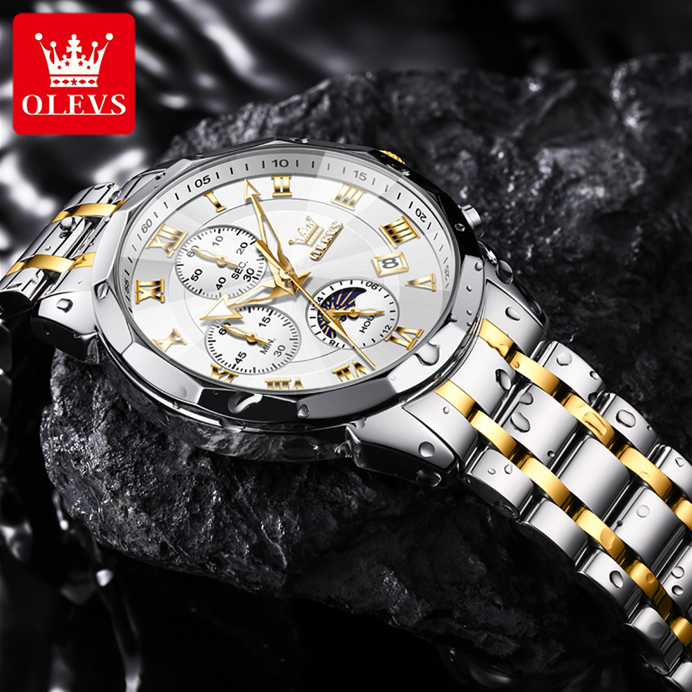 OLEVS 3675 Men Watch Top Origi - огляд і ціна Luxury Watch Top 10