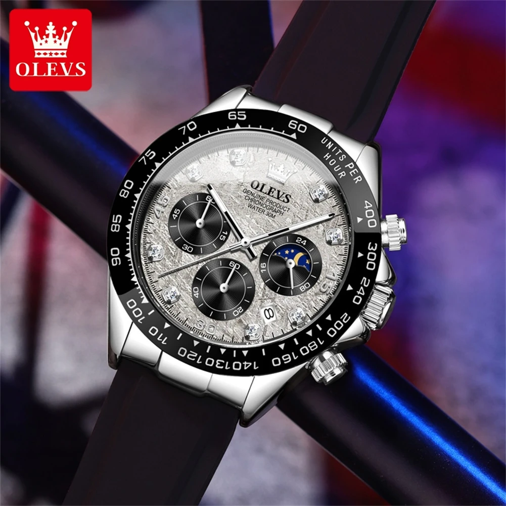 OLEVS 2875 Men's Watches Chron - огляд і ціна Luxury Watch Maker