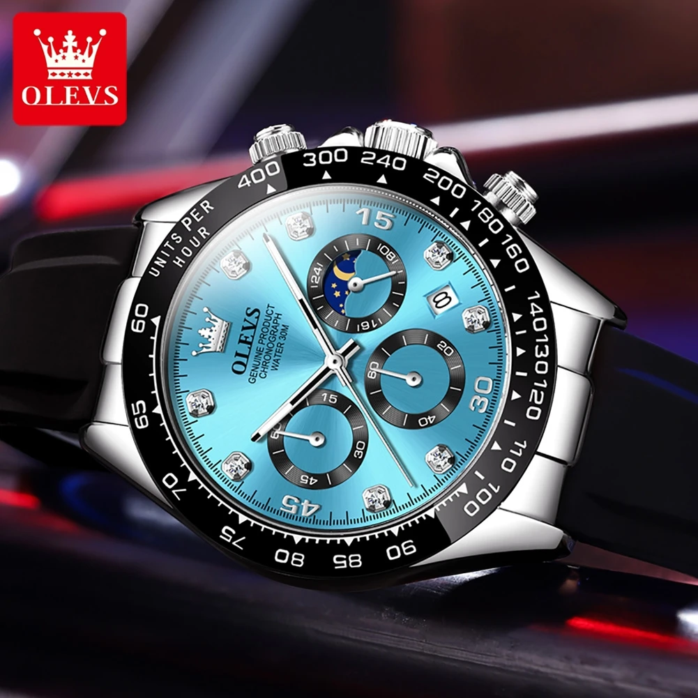 OLEVS 2875 Men's Watches Chron - огляд і ціна Luxury Watch Maker